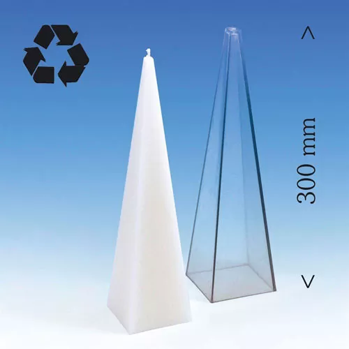 Forma do świec - Piramida h300, recykling