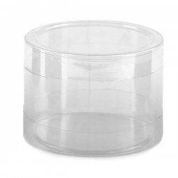 Pudełko okrągłe, transparentne